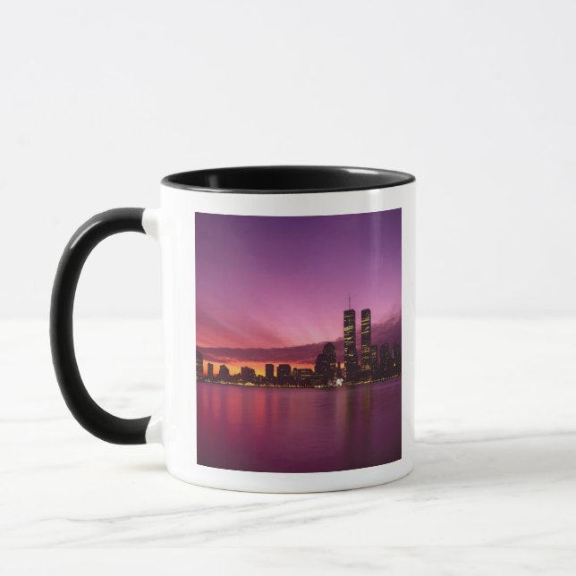 Caneca Horizonte de Manhattan e Rio Hudson, Nova York, (Esquerda)