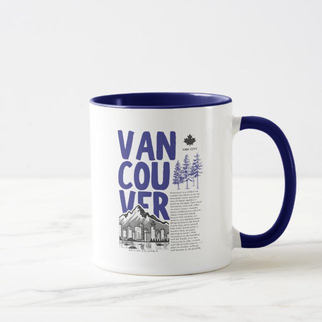 Caneca Horizonte de Vancouver BC Canadá (Direita)