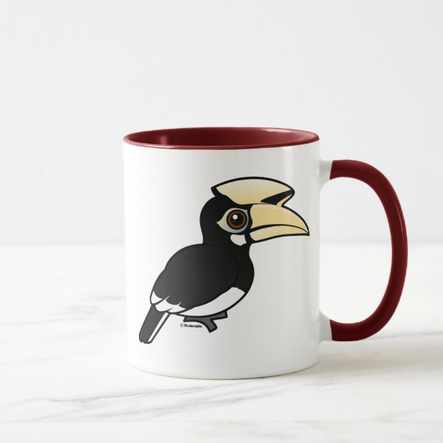 Caneca Hornbill Pied oriental (Direita)