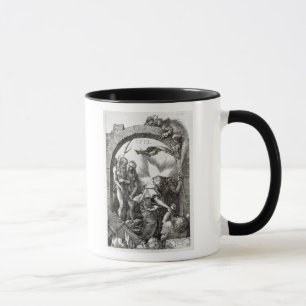 Caneca Horroroso da descida do inferno ou do cristo em