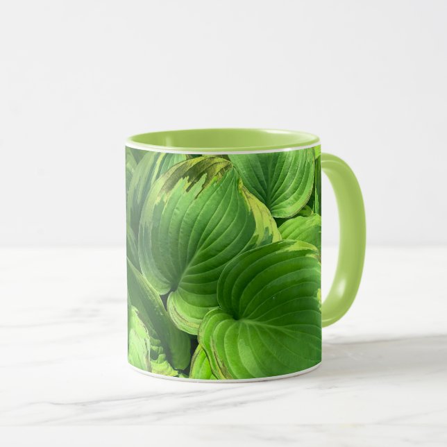 Caneca "Hostas" (Frente Esquerda)