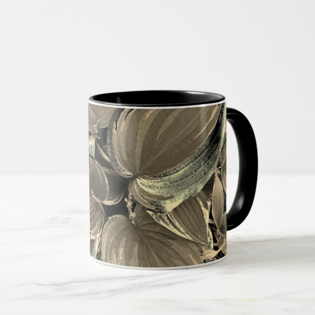 Caneca "Hostas" Mug (Frente Esquerda)