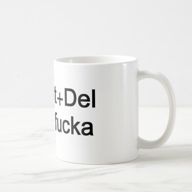 Caneca hostil do geek de CtrlAltDel (Direita)