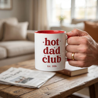 Caneca Hot Dad Club Presente Único Dia dos Pais
