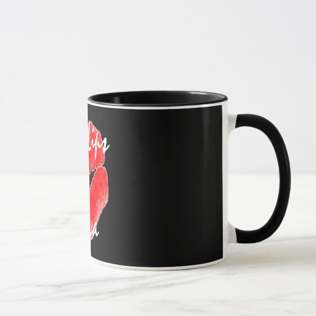 Caneca "Hot Lábios Diva " Mug - Personalizável (Direita)