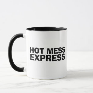 CANECA HOT MESS EXPRESS ENGRAÇADO TRENDY CAFFEE MUG