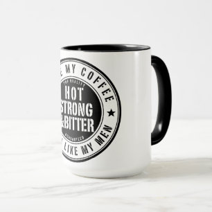 Caneca Hot Strings & Bitter Men Coffee Mug