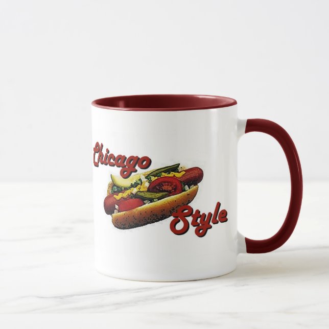 Caneca Hotdog do estilo de Chicago (Direita)