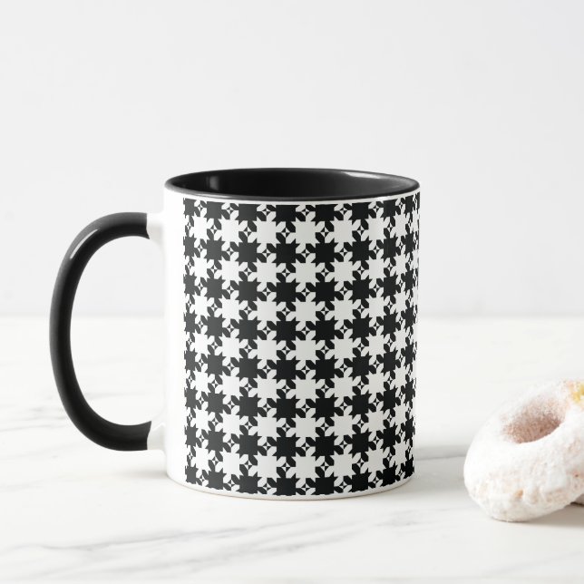 Caneca Houndstooth Mug (Com Donut)