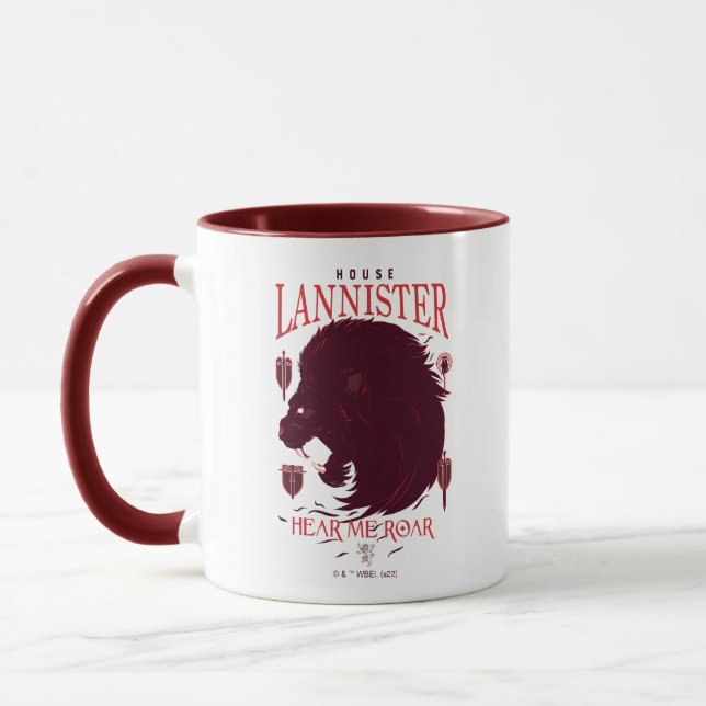 Caneca House Lannister - Ouça-me Roar (Esquerda)