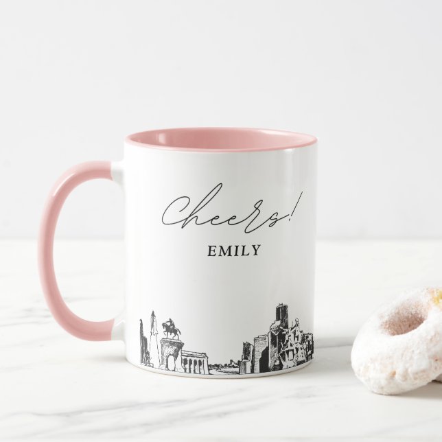 Caneca Houston Wedded Coffee Mug (Com Donut)
