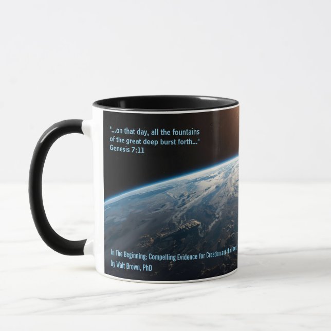 Caneca HPT mug - bursting fountains and Brown quote (Esquerda)