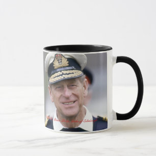 Caneca HRH o príncipe Philip, duque de Edimburgo