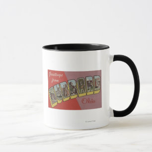 Caneca Hubbard, letra ScenesHubbard de OhioLarge, OH