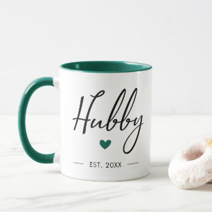 Caneca Hubby Modern Typografia Marido
