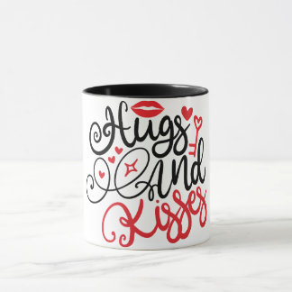 Caneca Hug & Kisses mug