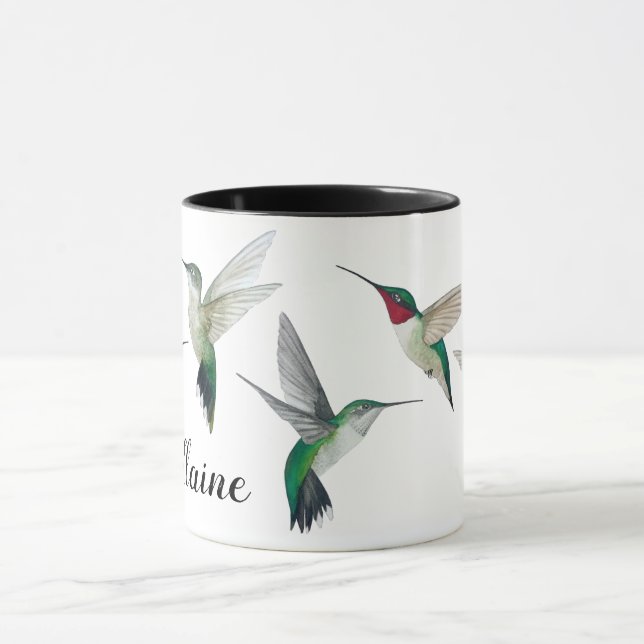 Caneca Hummingbird com garganta de borracha personalizada (Centro)