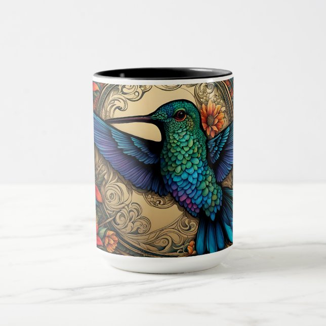 Caneca Hummingbird e Flores (Centro)