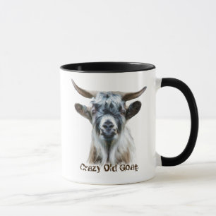 Caneca Humor animal com Fazenda de Capim Velho e Louco