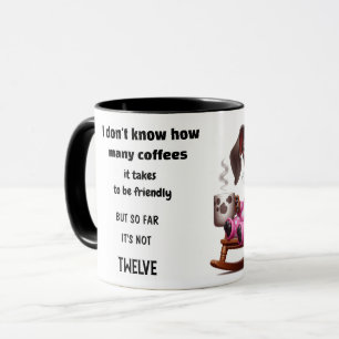 Caneca Humor de Café Dachshund