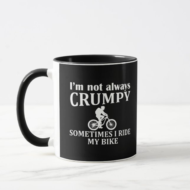 Caneca Humor de MTB Mountain Biking Citação Engraçada de  (Esquerda)