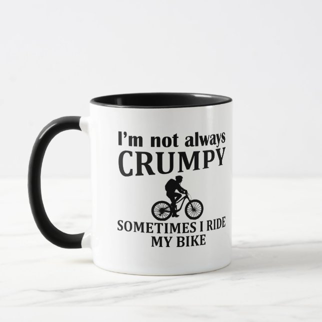 Caneca Humor de MTB Mountain Biking Citação Engraçada de  (Esquerda)