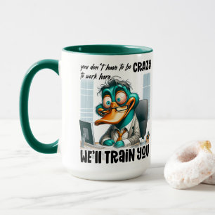 Caneca Humor de Treinador de Patos