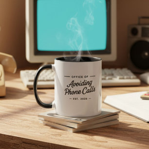 Caneca Humor Divertido para Trabalho em Casa