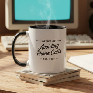 Caneca Humor Divertido para Trabalho em Casa