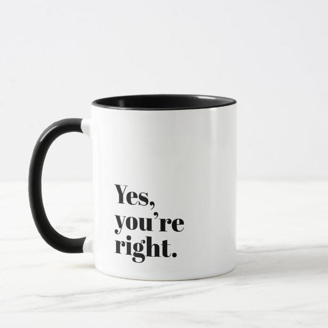Caneca Humor e Harmonia Presente Divertido 'Sim, Você Est (Esquerda)
