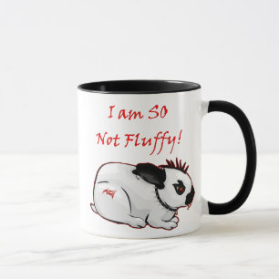 Caneca Humor nao macio do coelho de coelho do gótico do