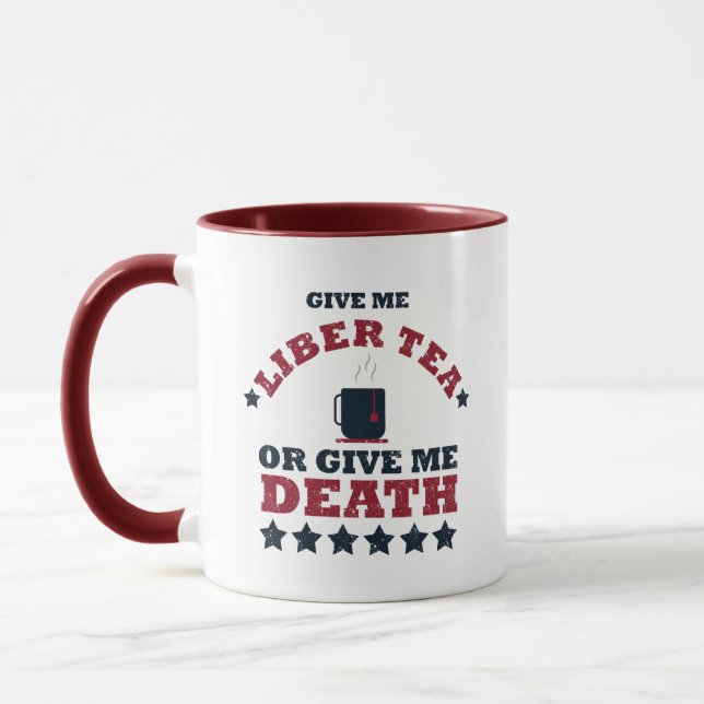 Caneca Humor Patriótico - 4 de Julho Engraçado (Esquerda)