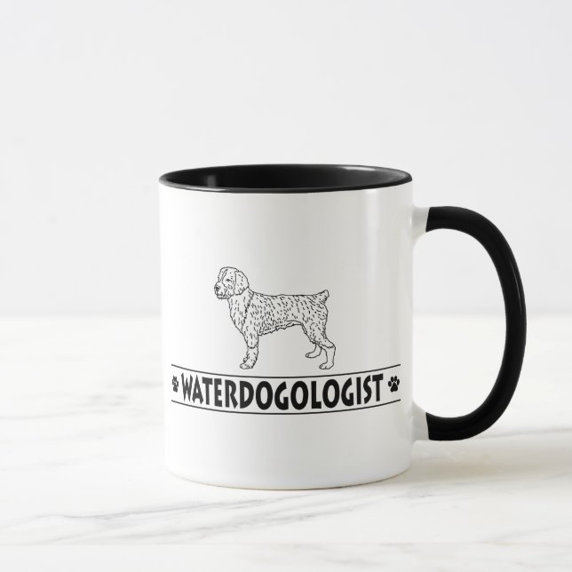 Caneca Humorístico Cão de Água Espanhol (Direita)