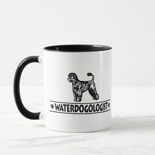 Caneca Humorístico Cão de Água Português (Esquerda)