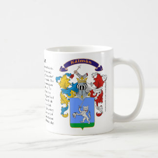 Caneca húngara da crista da família de Kalman