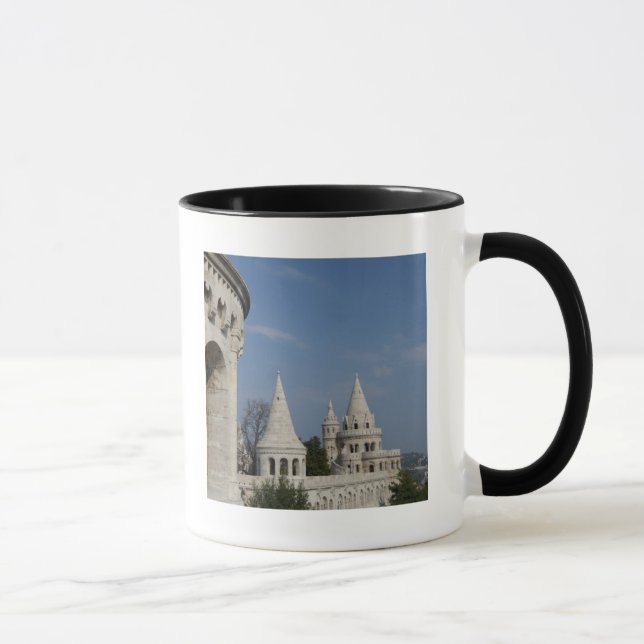 Caneca Hungria, cidade capital Budapeste. Buda, Castelo (Direita)