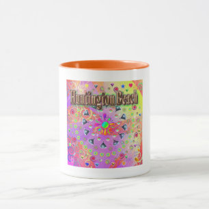 Caneca Huntington Beach Lucky Ouro Mug