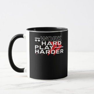 Caneca Hustling de jogos motivacionais do Duro de Reprodu