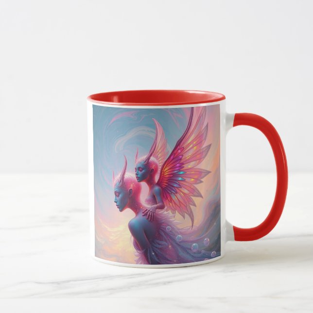 Caneca Hüterinnen des Himmels – Elara & Vireya (Direita)