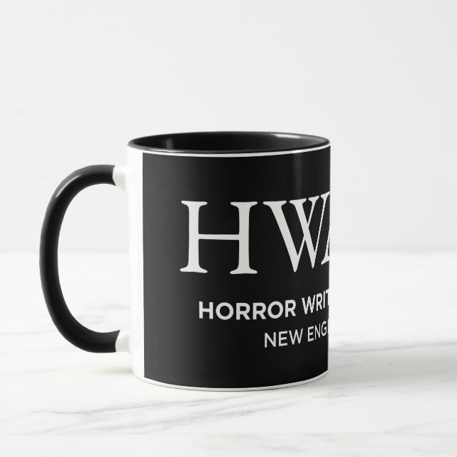 Caneca HWA-NE logo mug, black 6/25 (Esquerda)