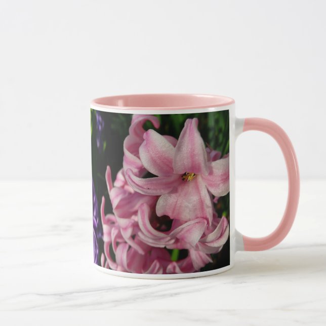 Caneca Hyacinth Primavera Floral rosa (Direita)