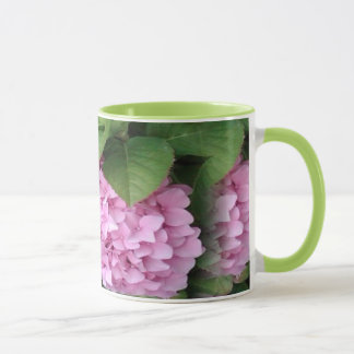 Caneca Hydrangea da ilha do balboa no roxo e no verde!