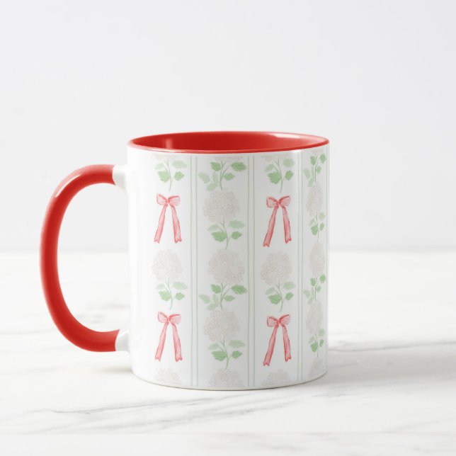Caneca Hydrangea e Arcos Red Mug (Esquerda)