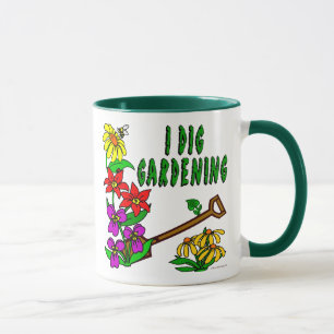 Caneca I Dig Gardener Slogan Mug