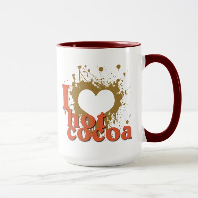 Caneca I Heart (Love) Hot Cocoa (Direita)