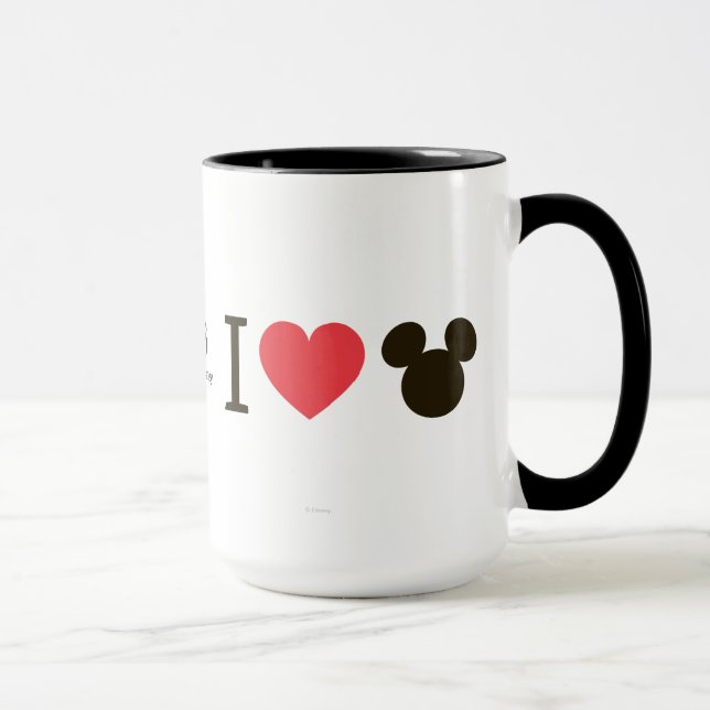 Caneca I Heart Mickey (Direita)