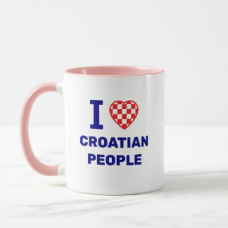 Caneca I Love Croatian People