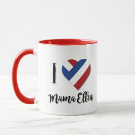 Caneca I Love Mama Ellen with Netherlands Flag
