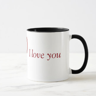 Caneca I love you tango taza