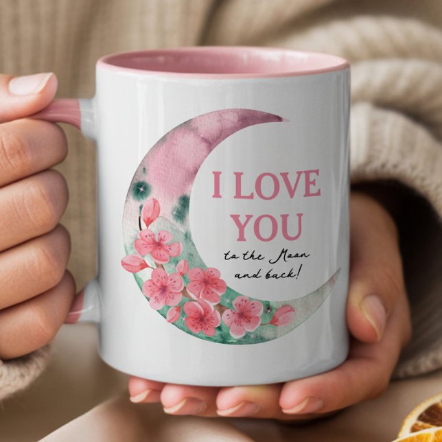 Caneca I Love You To The Moon And Back Mug (Criador carregado)